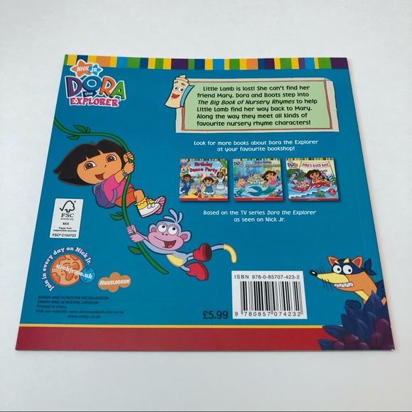 Nick Jr Dora The Explorer Paperback Books NWOT - Picture 4 of 6